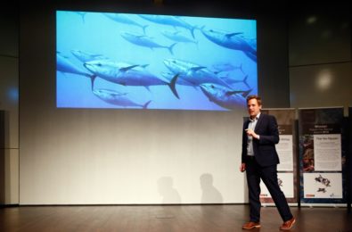 Wietse van der Werf in action on stage of FFN event 2016